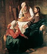 Jan Vermeer Christ in the House of Martha and Mary oil painting on canvas